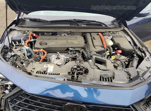 1HGCY2F65SA000250 2025 HONDA ACCORD Blue Widok wnętrza z tyłu
