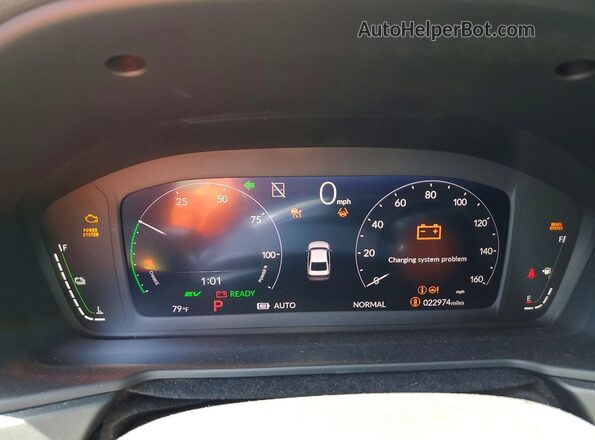 1HGCY2F65SA002077 2025 HONDA ACCORD Gray Սարքավորումների վահանակի տեսք