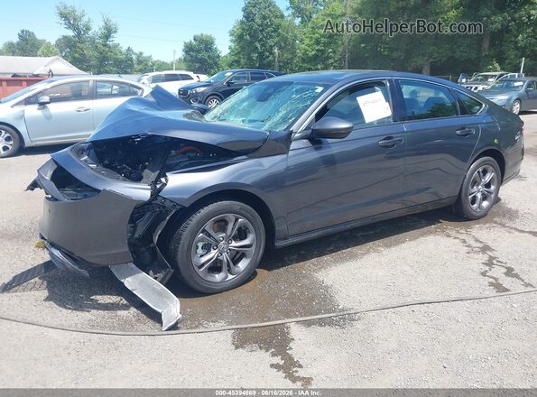 1HGCY2F65SA082285 2025 HONDA ACCORD Gray Առջևի ձախ երեք քառորդ տեսարան