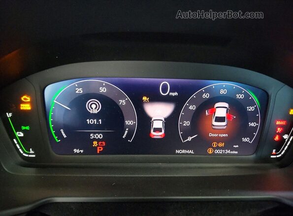 1HGCY2F65TA008009 2026 HONDA ACCORD Gray Widok zestawu wskaźników