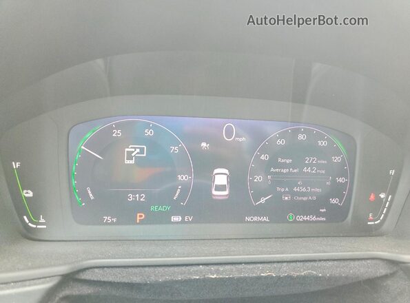 1HGCY2F66RA054330 2024 HONDA ACCORD Red Սարքավորումների վահանակի տեսք