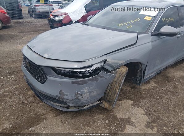 1HGCY2F67PA014755 2023 HONDA ACCORD Gray Front view