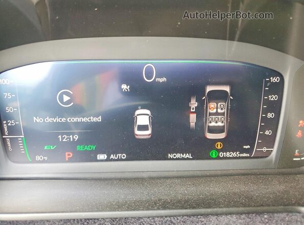 1HGCY2F67SA074382 2025 HONDA ACCORD White Вид щитка приладів