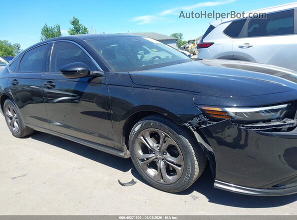 1HGCY2F68RA018400 2024 HONDA ACCORD Black Սալոնի հետևի տեսք