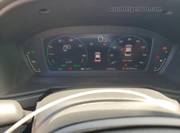 1HGCY2F68RA072151 2024 HONDA ACCORD Black Instrument cluster view