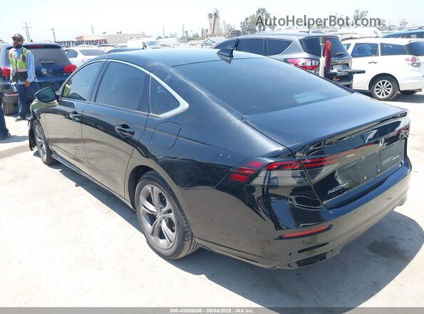 1HGCY2F6XRA005096 2024 HONDA ACCORD HYBRID Black Հետևի ձախ