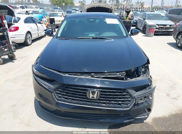 1HGCY2F6XRA005096 2024 HONDA ACCORD HYBRID Black Սալոնի հետևի տեսք