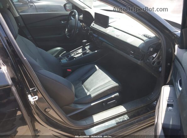 1HGCY2F6XRA005096 2024 HONDA ACCORD HYBRID Black Սալոնի դիմացի տեսք