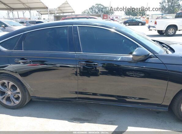1HGCY2F6XRA005096 2024 HONDA ACCORD HYBRID Black Սալոնի 360 աստիճան տեսք