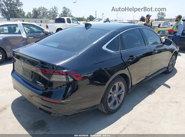 1HGCY2F6XRA005096 2024 HONDA ACCORD HYBRID Black Հետևի աջ