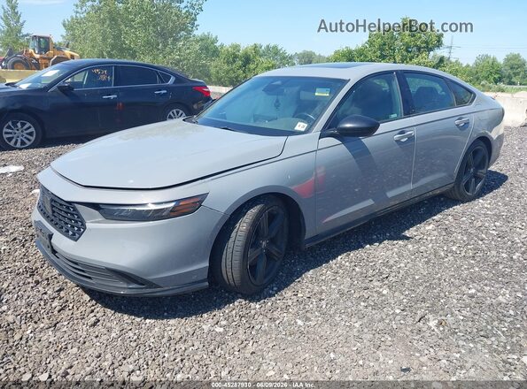 1HGCY2F70PA025900 2023 HONDA ACCORD Серый Передняя левая четверть