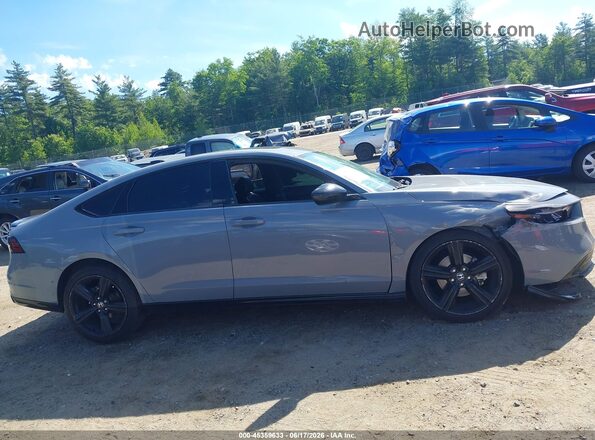 1HGCY2F70PA047136 2023 HONDA ACCORD Gray Սալոնի հետևի տեսք