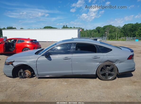 1HGCY2F70PA047136 2023 HONDA ACCORD Gray Սալոնի 360 աստիճան տեսք