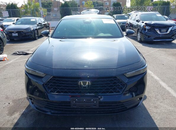 1HGCY2F70RA011109 2024 HONDA ACCORD Black Widok zestawu wskaźników
