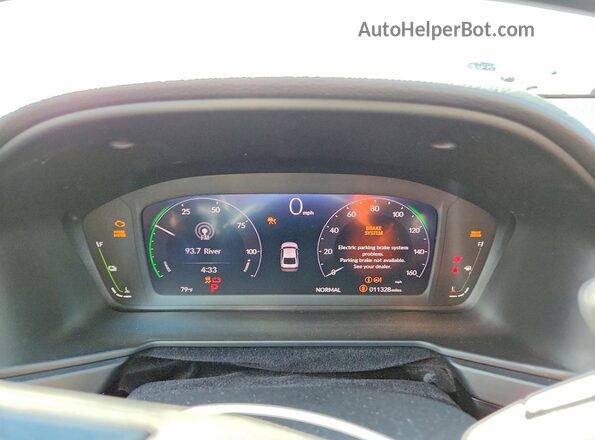 1HGCY2F71RA093917 2024 HONDA ACCORD White Widok zestawu wskaźników
