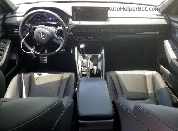 1HGCY2F71SA005339 2025 HONDA ACCORD Black Dashboard view