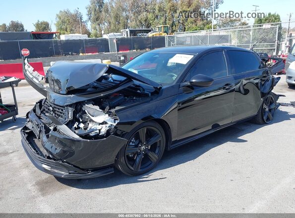 1HGCY2F71SA023775 2025 HONDA ACCORD Черный Передняя левая четверть