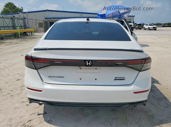 1HGCY2F72PA014025 2023 HONDA ACCORD White Widok z tyłu