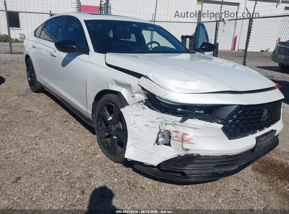 1HGCY2F72RA010317 2024 HONDA ACCORD White წინა ხედი