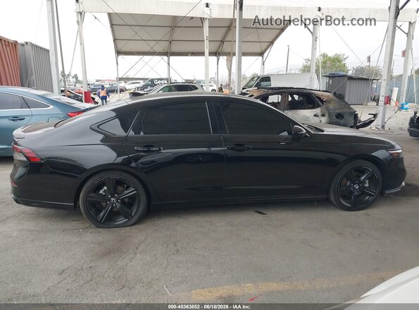 1HGCY2F73RA091179 2024 HONDA ACCORD Black ხელსაწყოთა პანელის ხედი