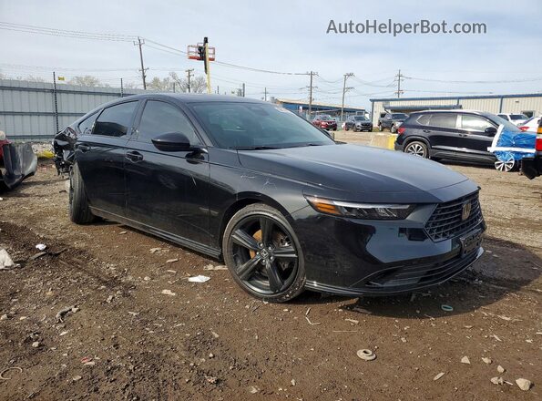 1HGCY2F73SA040142 2025 HONDA ACCORD Black Delantero derecho