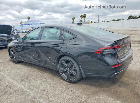 1HGCY2F74PA066174 2023 HONDA ACCORD Black Հետևի ձախ