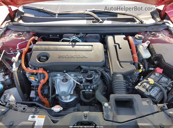1HGCY2F74RA068901 2024 HONDA ACCORD Red Widok z tyłu