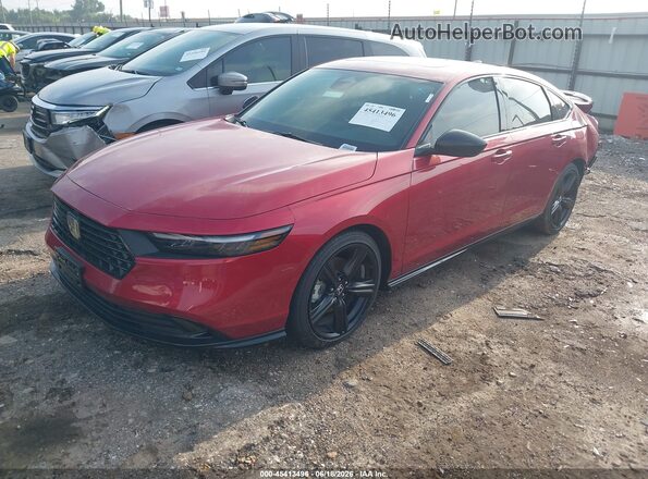 1HGCY2F74SA085168 2025 HONDA ACCORD Красный Передняя левая четверть