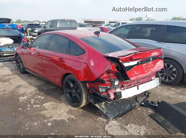 1HGCY2F74SA085168 2025 HONDA ACCORD Красный Задняя левая четверть