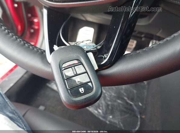 1HGCY2F74SA085168 2025 HONDA ACCORD Красный Вид панели приборов