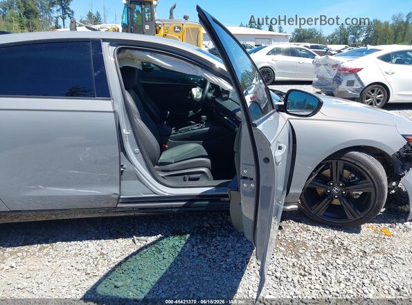 1HGCY2F75SA050493 2025 HONDA ACCORD Gray წინა სალონის ხედი