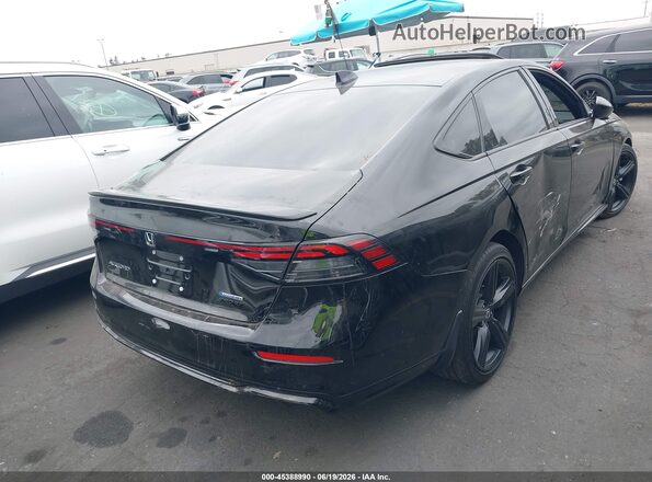 1HGCY2F75SA076320 2025 HONDA ACCORD Black Tył prawy