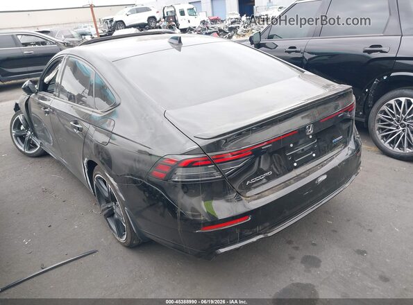 1HGCY2F75SA076320 2025 HONDA ACCORD Black Tył lewy