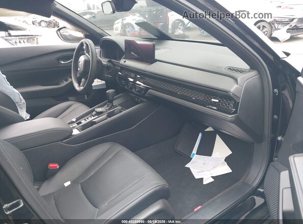 1HGCY2F75SA076320 2025 HONDA ACCORD Black Widok wnętrza z przodu