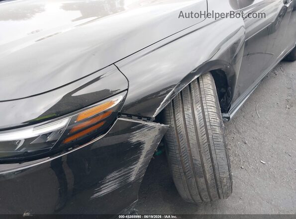 1HGCY2F75SA076320 2025 HONDA ACCORD Black Widok z przodu