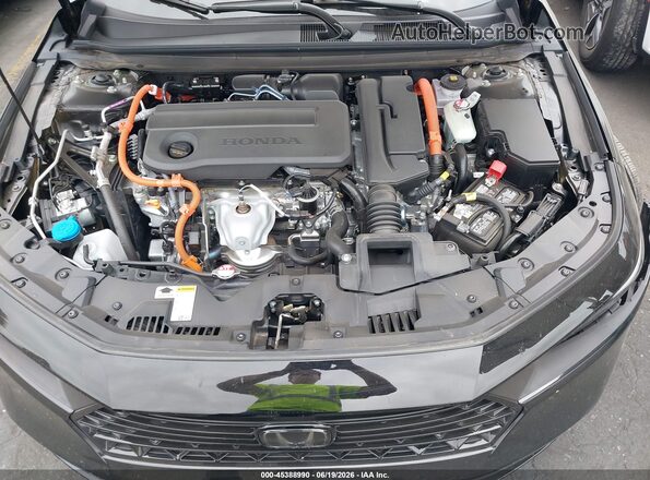 1HGCY2F75SA076320 2025 HONDA ACCORD Black Widok z tyłu