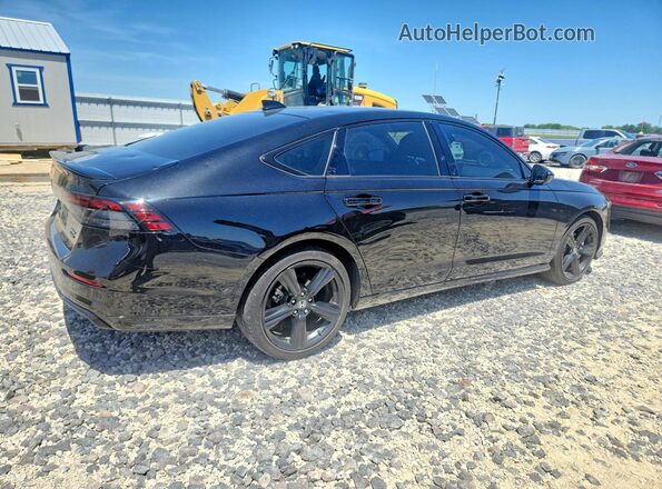 1HGCY2F76RA055776 2024 HONDA ACCORD Black Tył prawy