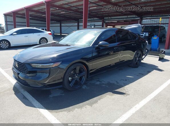 1HGCY2F77PA019351 2023 HONDA ACCORD Black Vista tres cuartos delantera izquierda