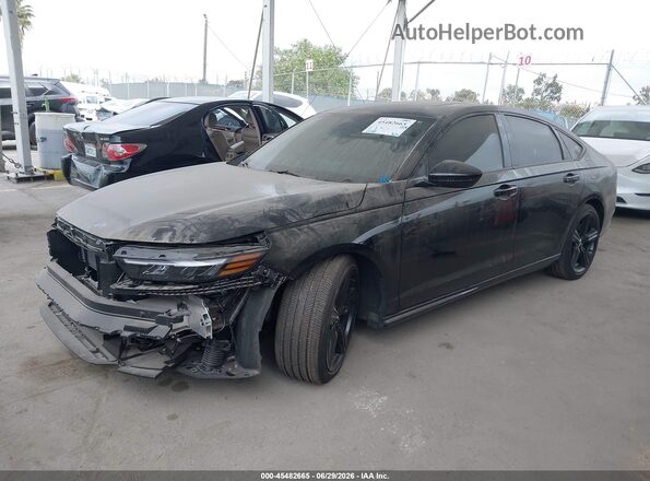1HGCY2F77SA071863 2025 HONDA ACCORD Черный Передняя левая четверть