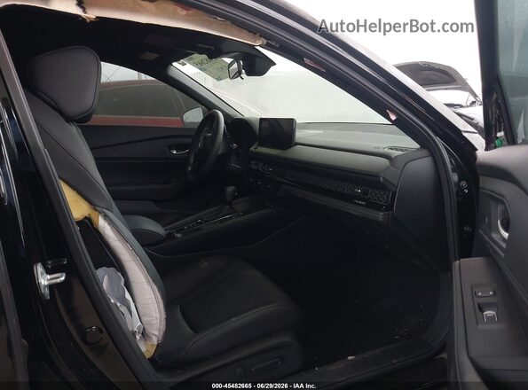 1HGCY2F77SA071863 2025 HONDA ACCORD Черный Вид салона спереди