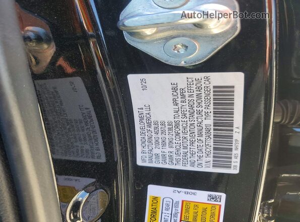 1HGCY2F77SA084810 2025 HONDA ACCORD Черный 
