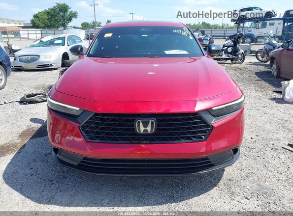 1HGCY2F78SA025698 2025 HONDA ACCORD Red Widok z tyłu