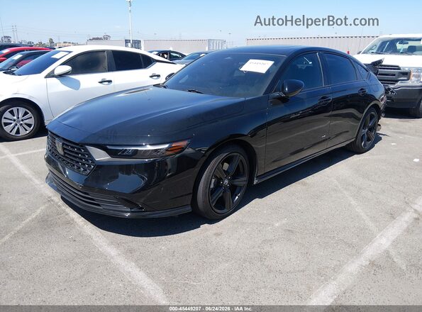1HGCY2F78SA041044 2025 HONDA ACCORD Black Передня ліва чверть