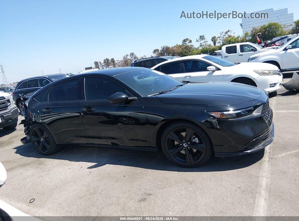 1HGCY2F78SA041044 2025 HONDA ACCORD Black Вид задньої частини салону