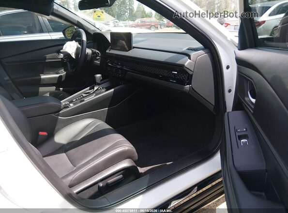 1HGCY2F79PA049113 2023 HONDA ACCORD White Вид салону спереду