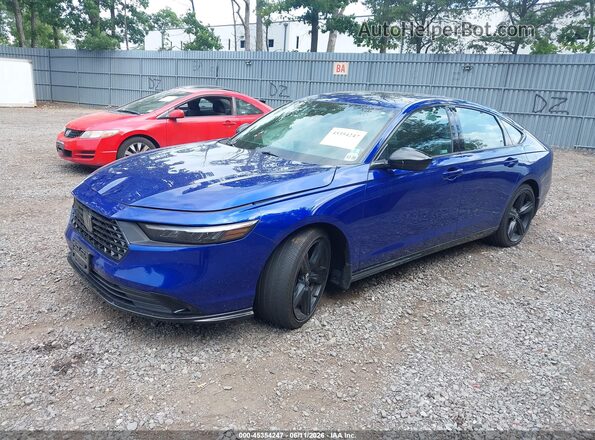 1HGCY2F79RA094183 2024 HONDA ACCORD Blue წინა მარცხენა ხედი სამი მეოთხედიდან