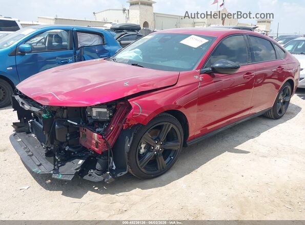 1HGCY2F79TA013836 2026 HONDA ACCORD Красный Передняя левая четверть