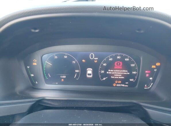1HGCY2F7XPA043479 2023 HONDA ACCORD White Հետևի նստատեղերի տեսք