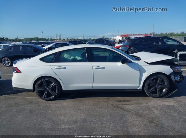 1HGCY2F7XPA043479 2023 HONDA ACCORD White Սալոնի 360 աստիճան տեսք
