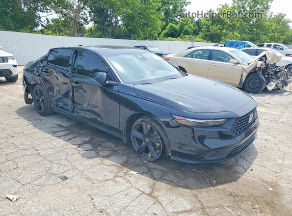 1HGCY2F7XRA024112 2024 HONDA ACCORD Black Przód prawy